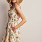 Trina Floral Smocked Waist Mini Dress