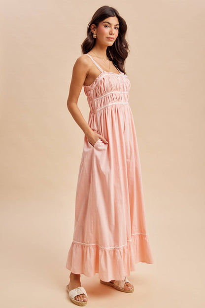 Petal Cotton Maxi Dress