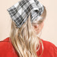 Plaid Triangle Head Scarf