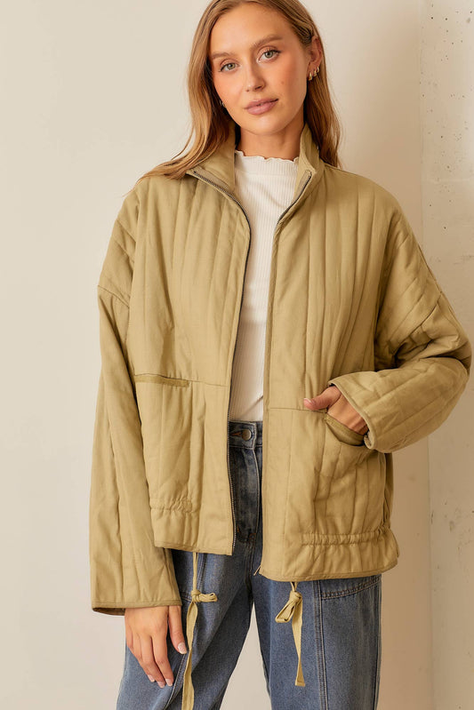 Cotton Twill Padded Jacket