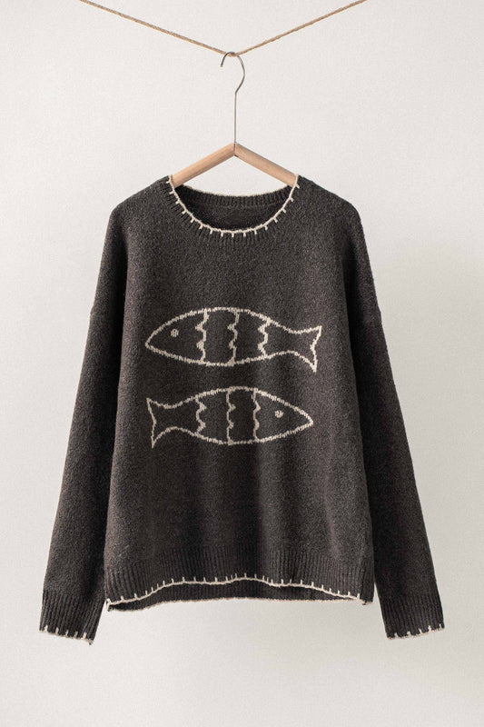 Coastal Catch Knit Sweater
