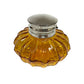 Amber Swirl Glass Inkwell