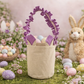 Canvas Ruffle Easter Basket
