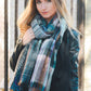 Cool & Casual Woven Plaid Scarf