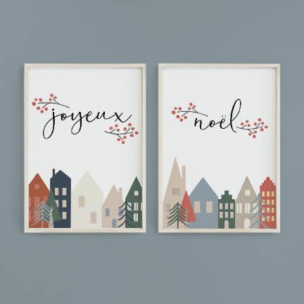 Joyeux Noel Paint-By-Number Kit