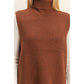 Stella Sleeveless Turtleneck Sweater Vest