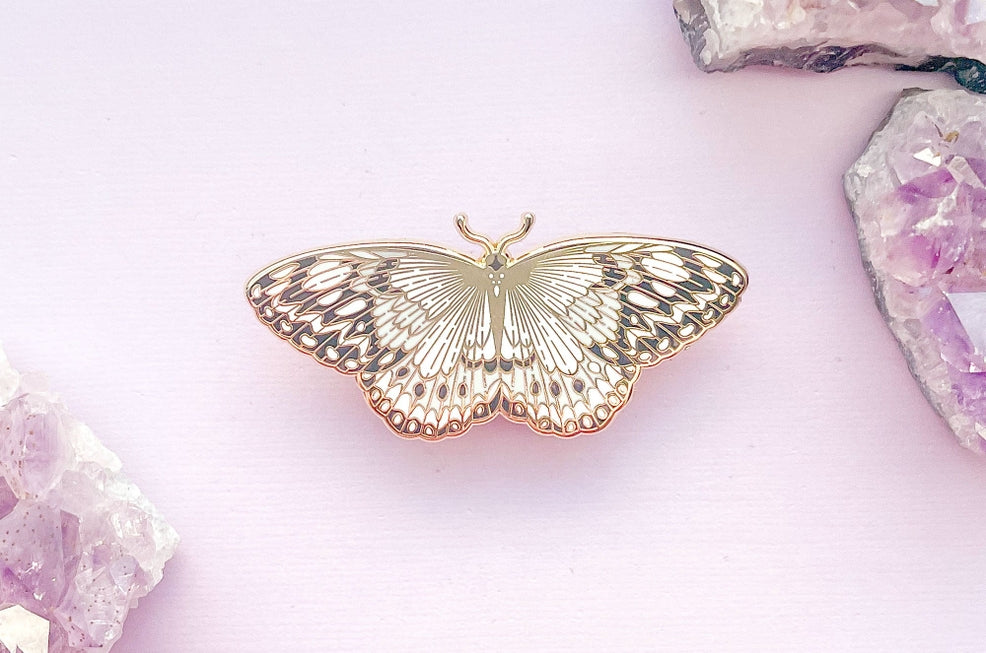 Paper Kite Butterfly Enamel Pin