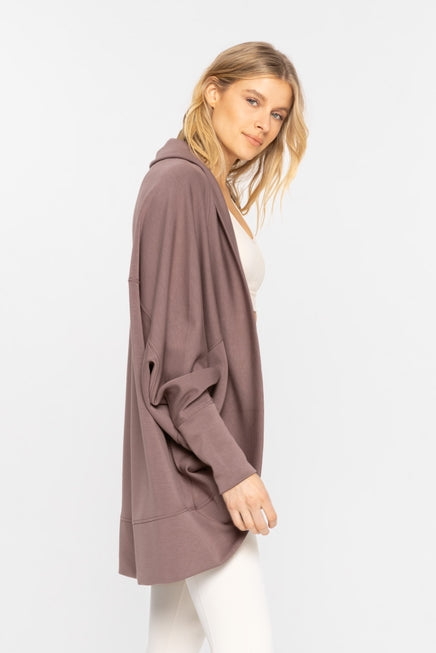 Lounge Anywhere Cocoon Cardigan - Mocha