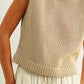 Aliya Sleeveless Knitted Top