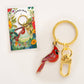 Red Cardinal Keychain & Bag Charm