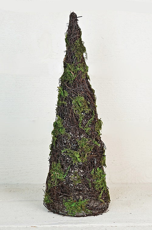 Mossy Rattan Twig Tree