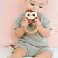 Owl-dorable Wooden & Plush Baby Teether