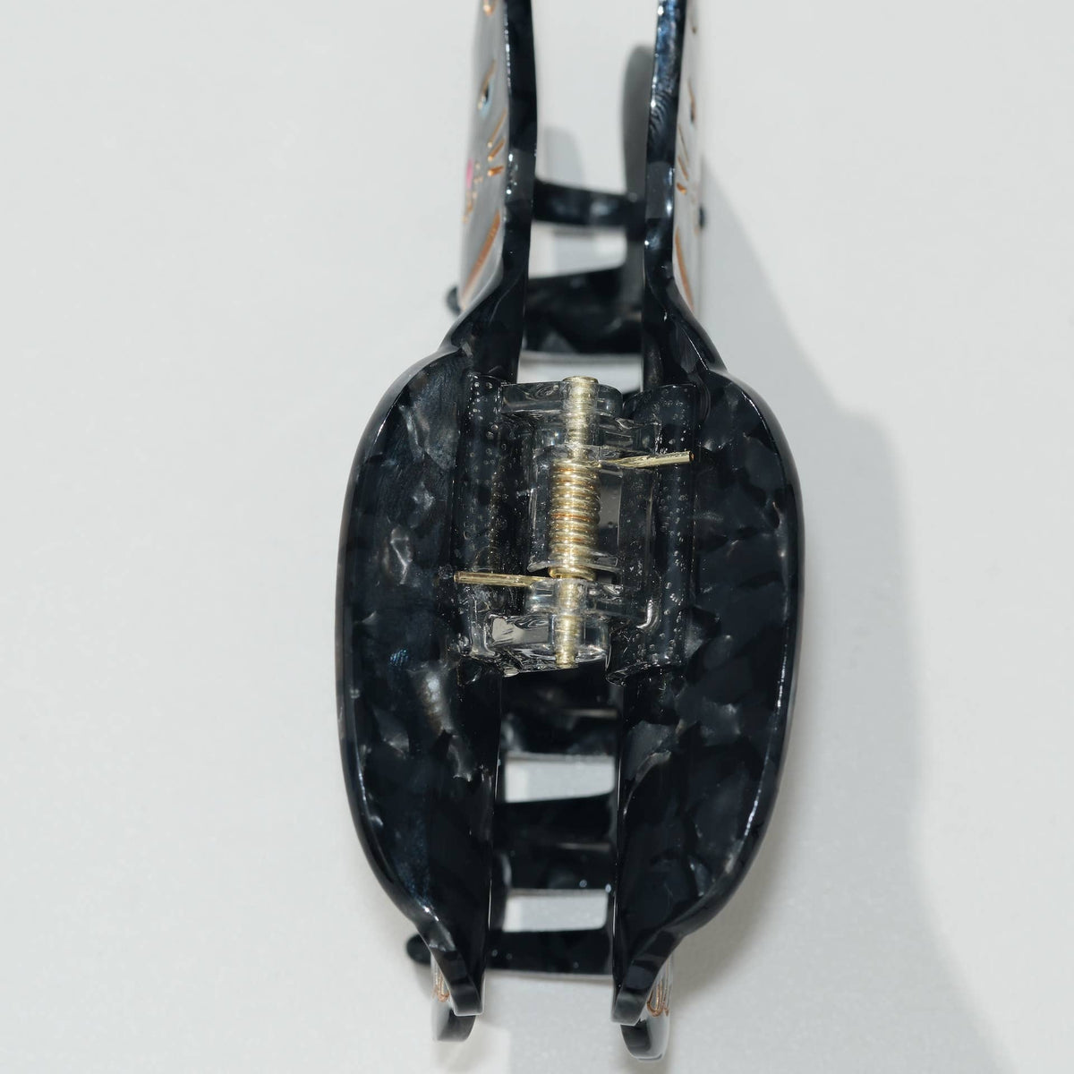 Black Cat Moon Claw Clip