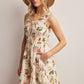 Trina Floral Smocked Waist Mini Dress