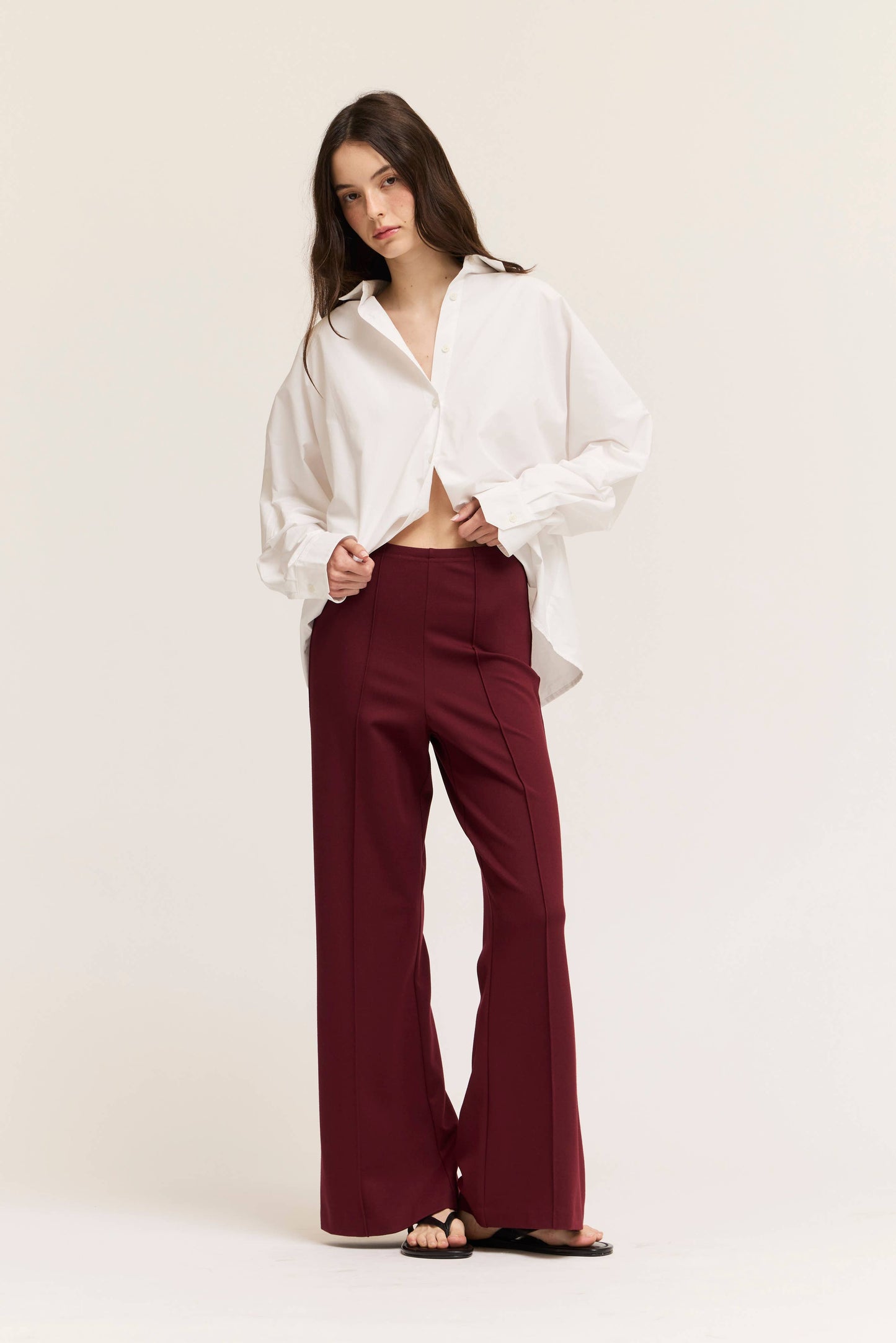 Orchid Cotton Button-Down