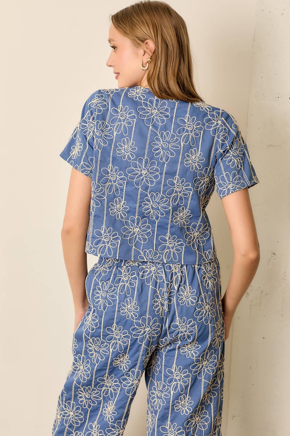 Final Touch Embroidered Top