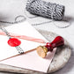 Wax Seal Stamp and Wax Stick Set - Poppy