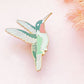 Ruby-Throated Hummingbird Enamel Pin