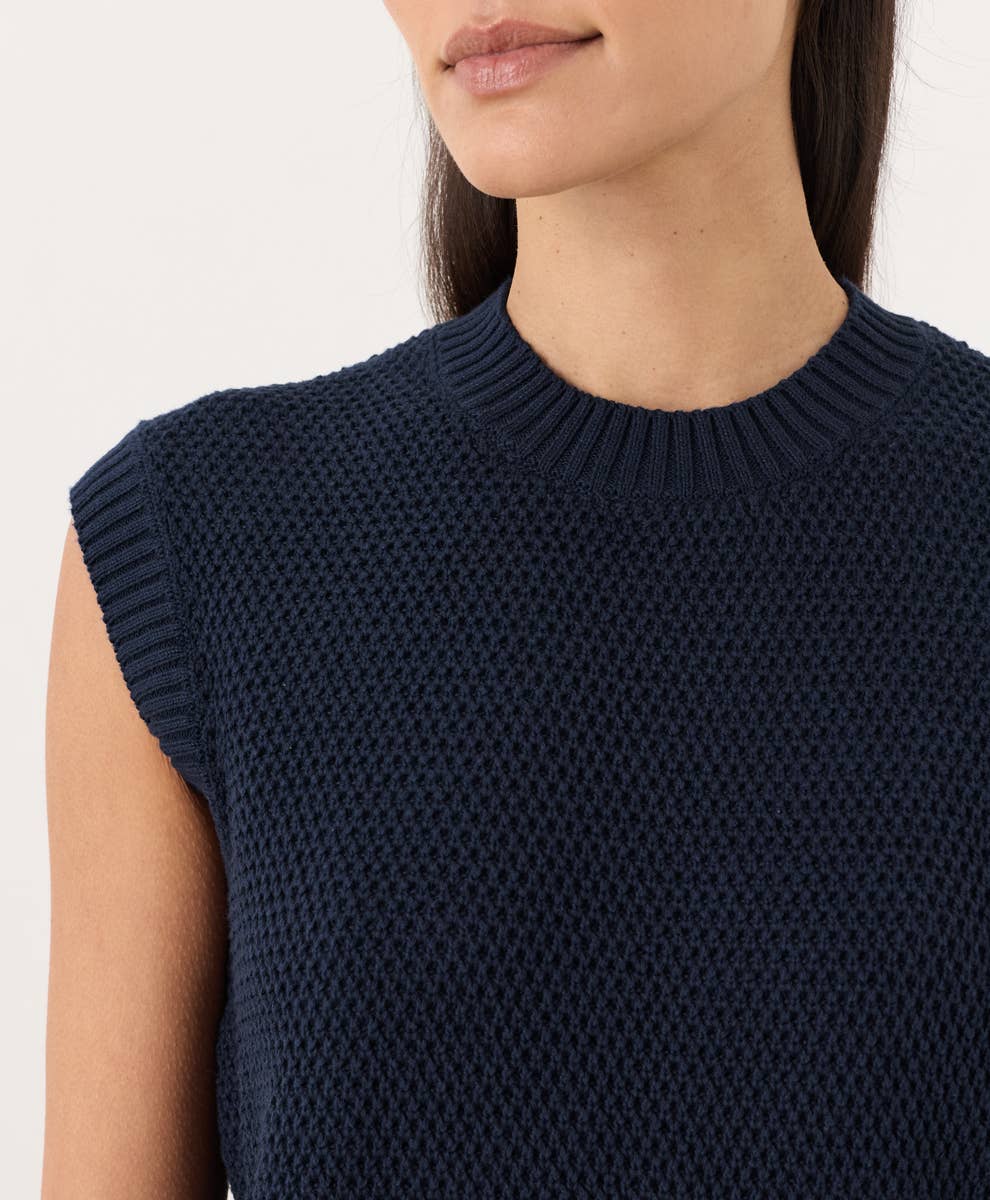 Shoreline Relaxed Knit Vest