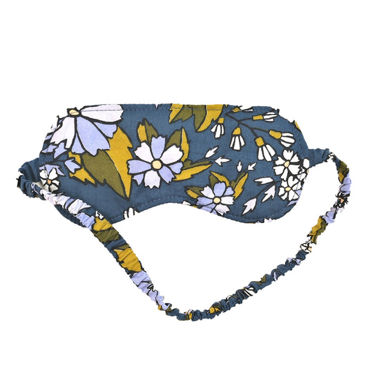 Blue Chicory Cotton Sleep Mask