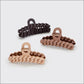 Eco-Friendly Chain Claw Clip 3-Piece Set - Neutral