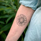 Sunflower Temporary Tattoo
