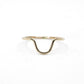 Curved Stacking Gold-Filled Ring