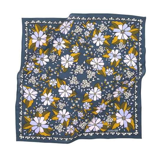 Blue Chicory Bandana - 22"