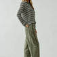Casual Comfort Denim Barrel Pants