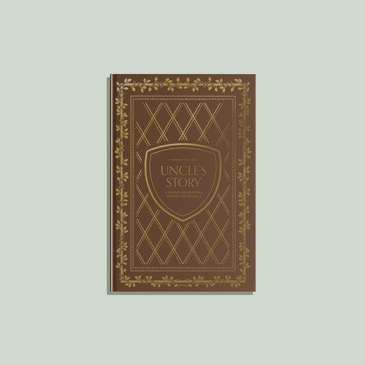 Uncle's Story Linen Guided Journal