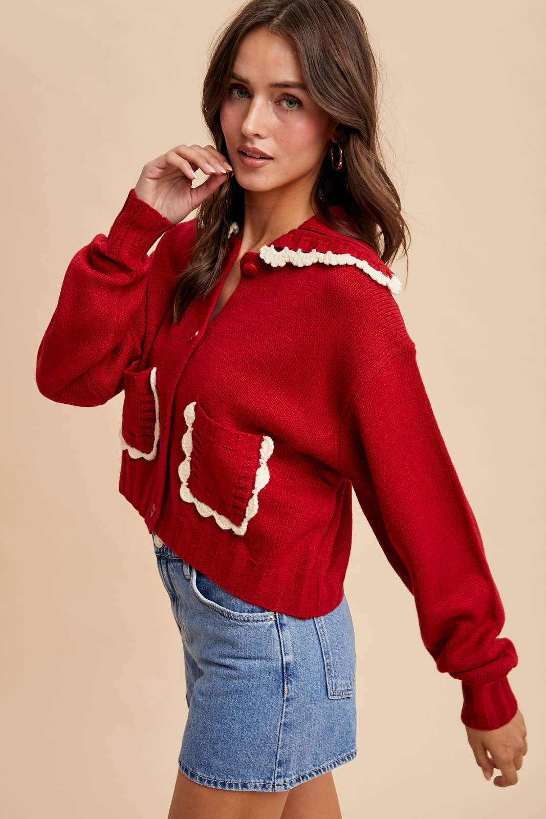 Darling Details Button-up Cardigan