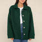 Bethany Sherpa Jacket - Forest Green