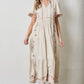 Cora Cross Stitch Maxi Dress