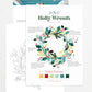 Holly Wreath Watercolor Paint Kit