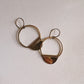 Brass Folded Earrings - Free Range & Feral