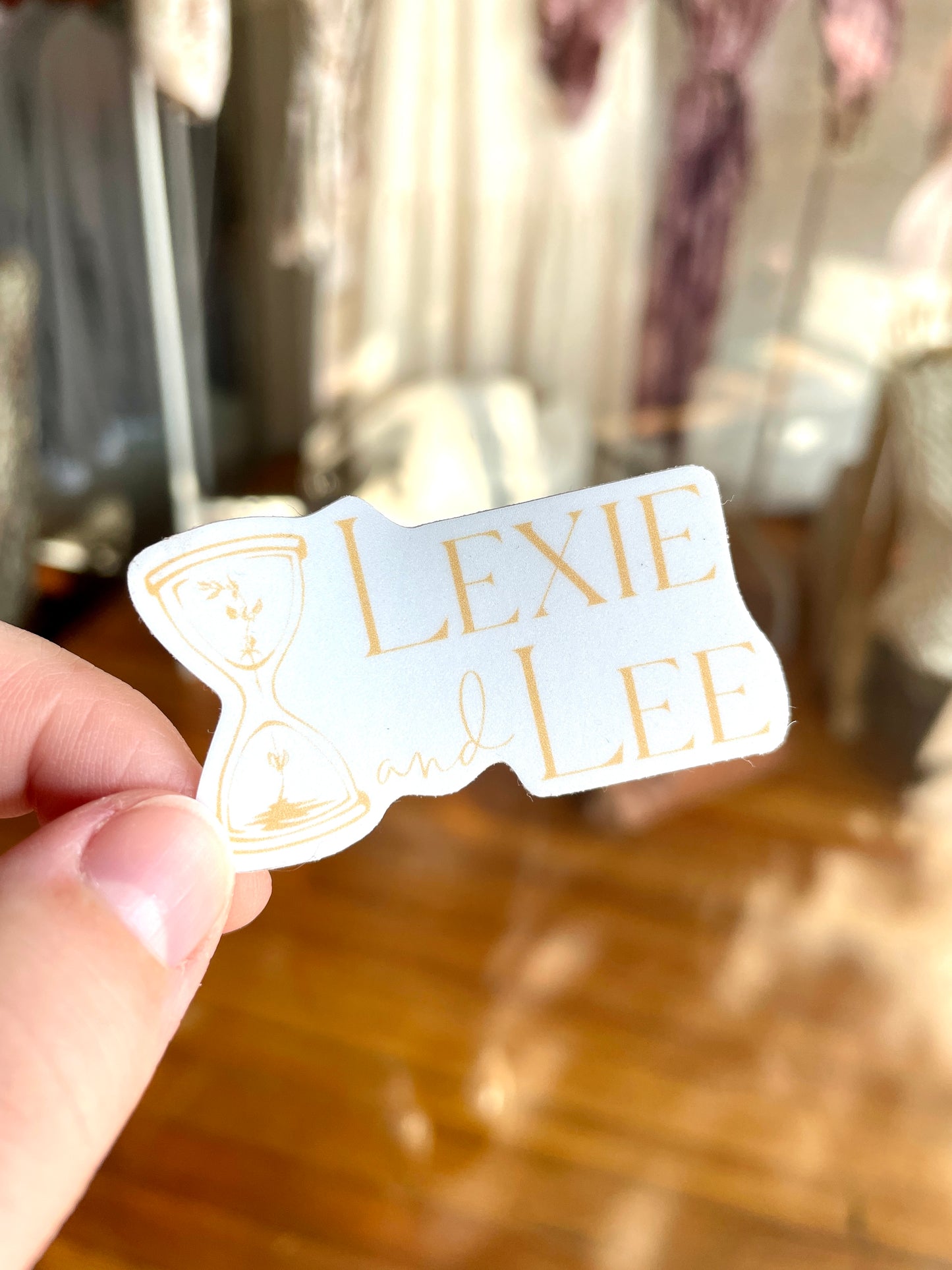 Yellow Lexie & Lee Sticker