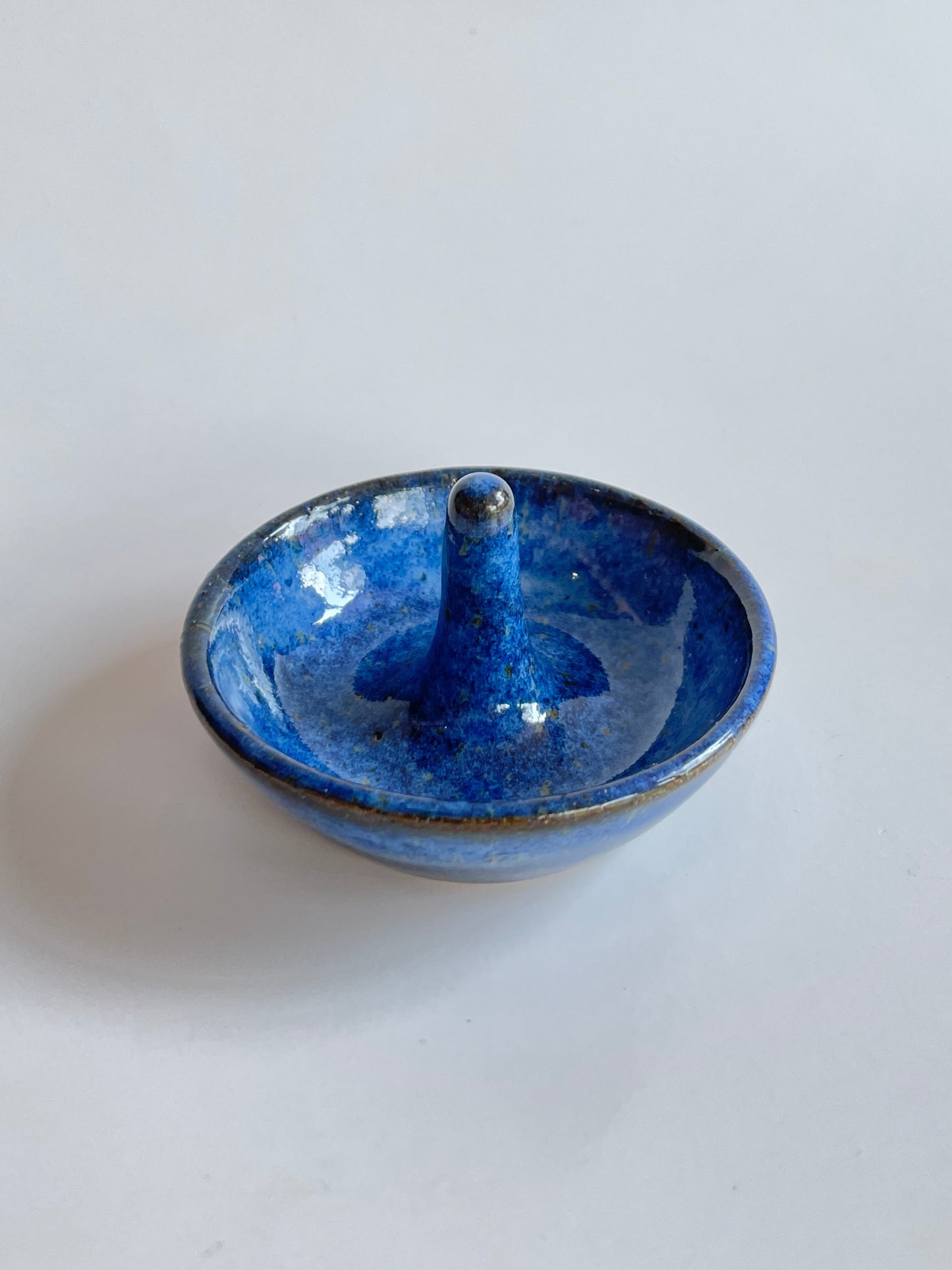 Cobalt Glazed Ring Dish - Trish B Pottery