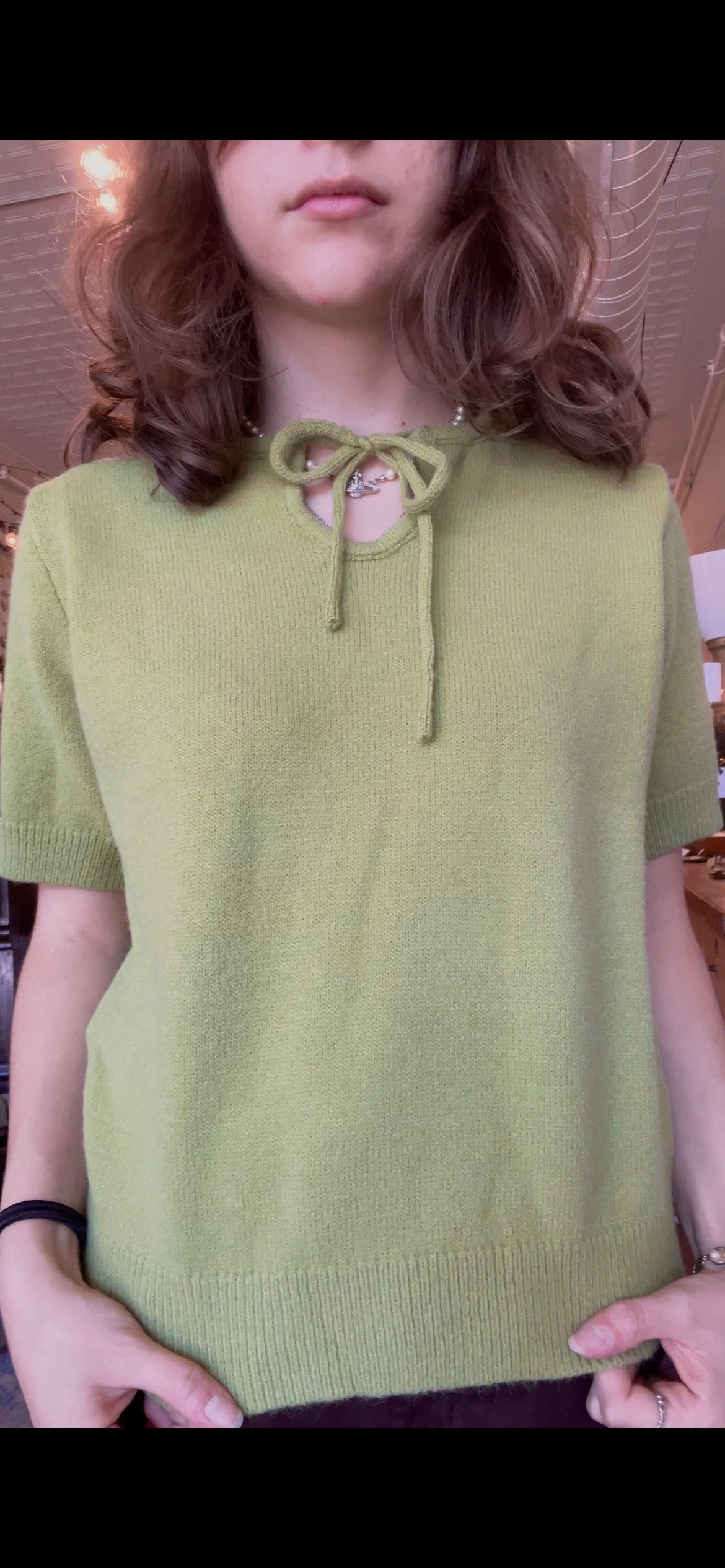 Matcha Mornings Short Sleeve Top