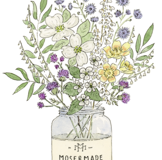 Mosermade Apiary Watercolor Art Print