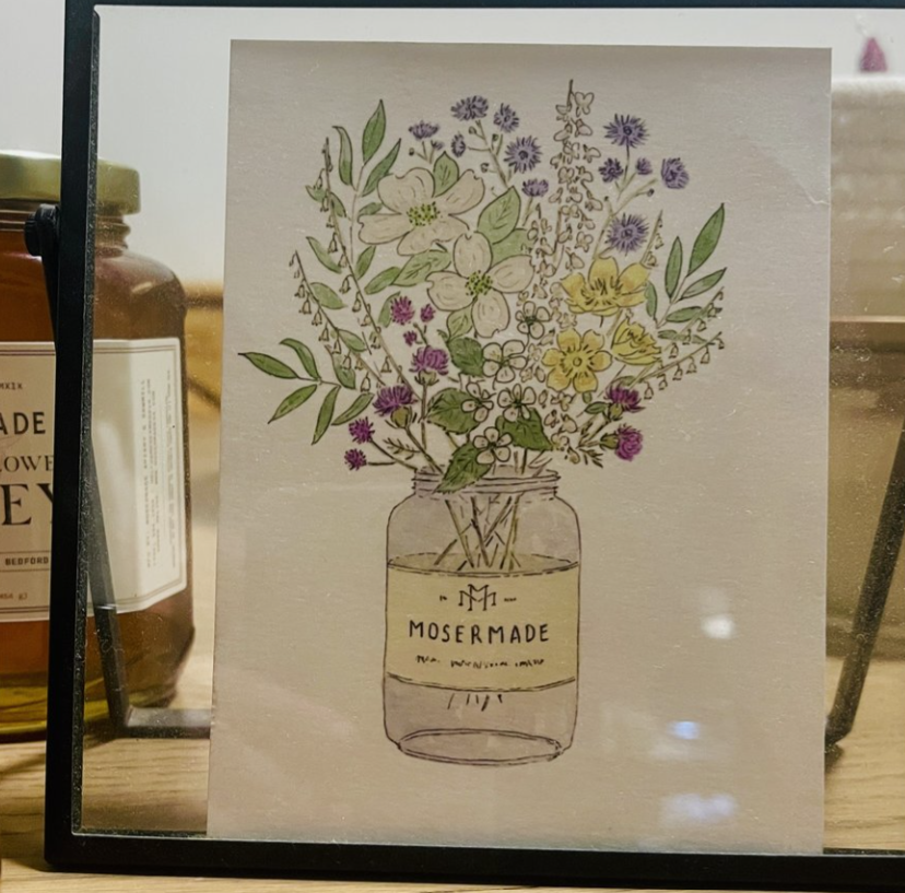 Mosermade Apiary Watercolor Art Print