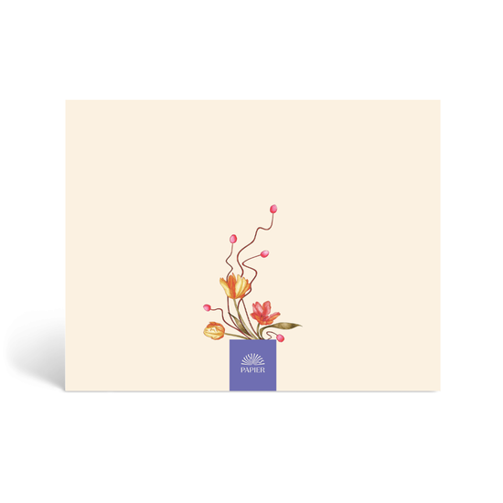 Wild Arrangement Weekly Undated Desk Planner