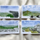 Sharp Top Virginia Hikes Postcard - Glasswater Art Co.