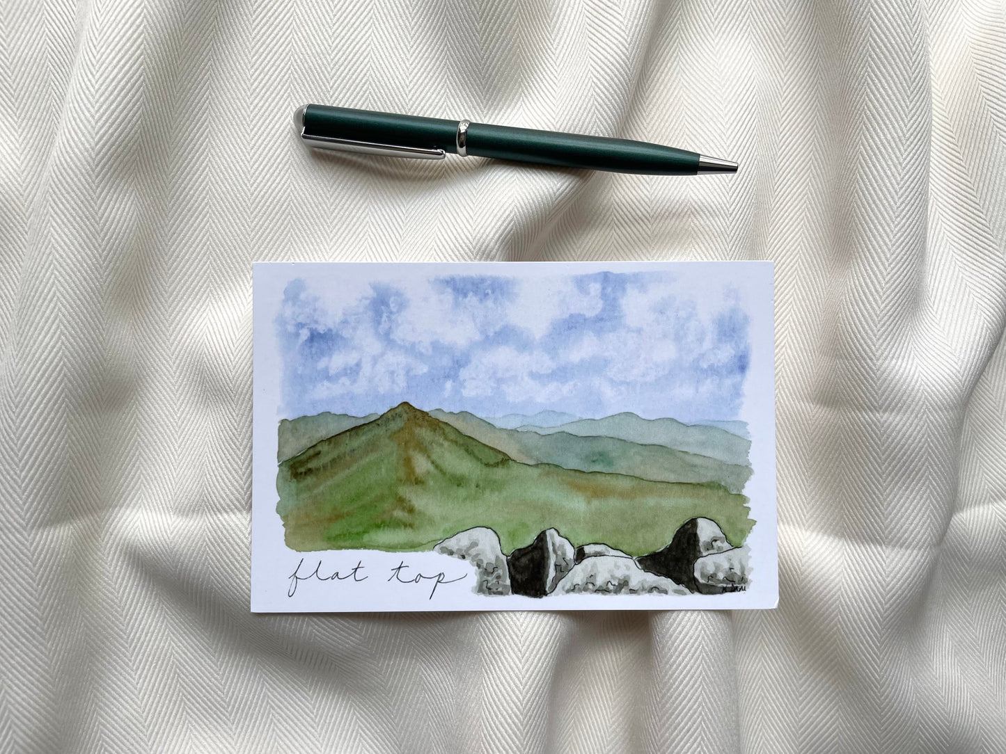 Flat Top Virginia Hikes Postcard - Glasswater Art Co.