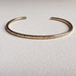 Textured Glimmer Brass Cuff - Free Range & Feral
