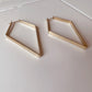 Large Diamond Geometry Hoops - Free Range and Feral