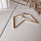Large Diamond Geometry Hoops - Free Range and Feral